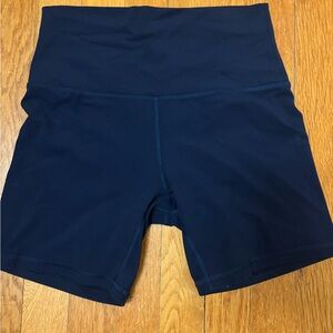 Lululemon Navy Blue Bike Shorts